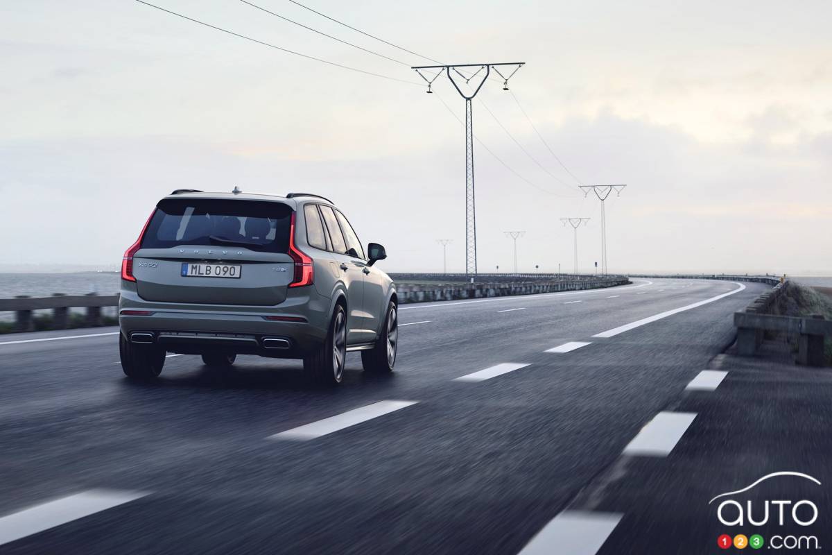 Volvo XC90 2020 R-Design, sur la route